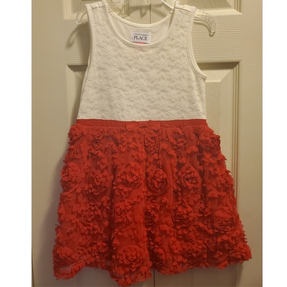 CHILDREN'S PLACE FLORAL SKIRT DRESS SIZE 4T - Picture 2 of 8